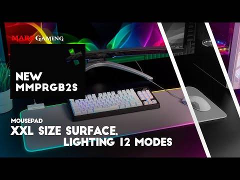 Tapete Mars Gaming MMPRGB2 com Iluminação LED/ 800 x 300 x 4mm - Imagem 2