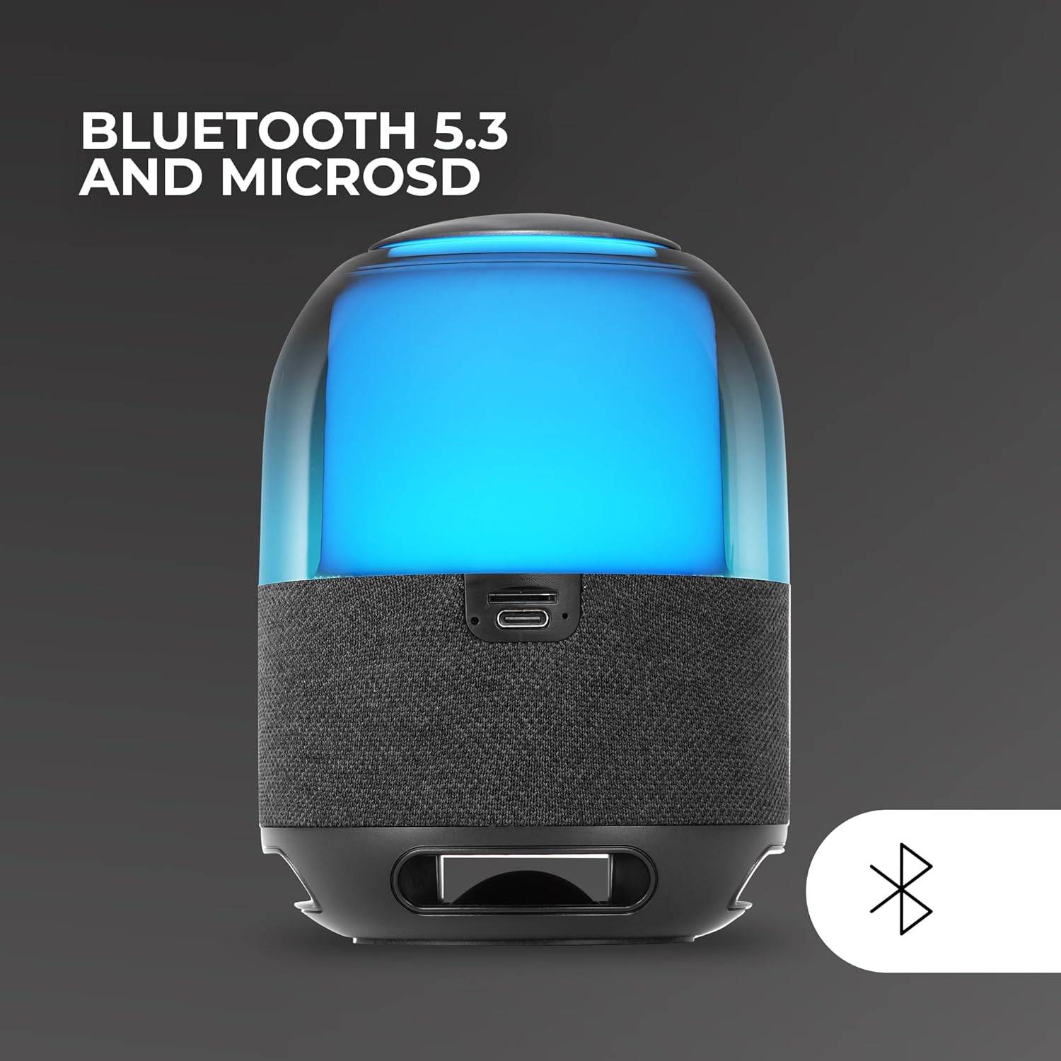 Altifalante com Bluetooth Mars Gaming MS-FLOW/ 15W/ 1.0 - Imagem 3