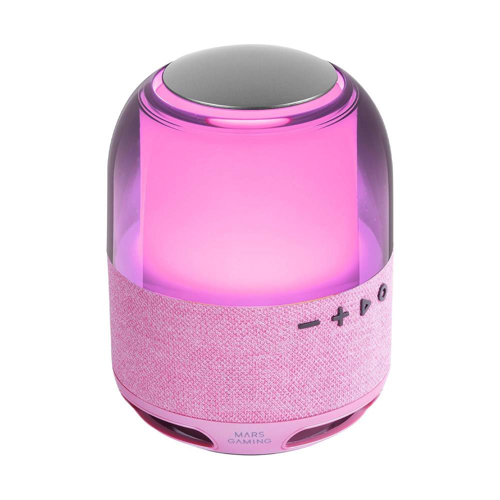 Altifalante com Bluetooth Mars Gaming MS-FLOW/ 15W/ 1.0/ Rosa