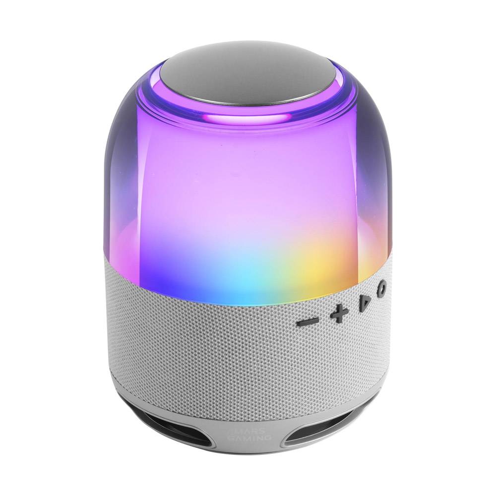Altifalante com Bluetooth Mars Gaming MS-FLOW/ 15W/ 1.0/ Branco