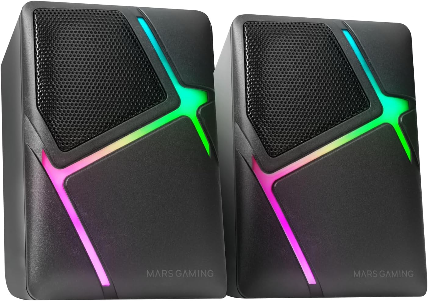 Altifalantes Mars Gaming MS-H/ 10W/ 2.0/ Pretos