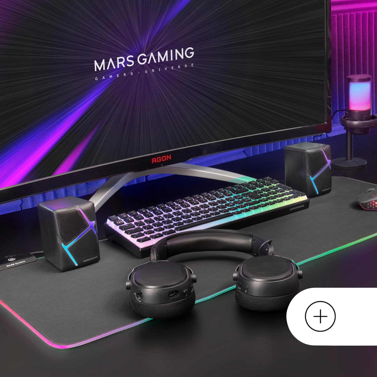 Altifalantes Mars Gaming MS-H/ 10W/ 2.0/ Pretos - Imagem 6