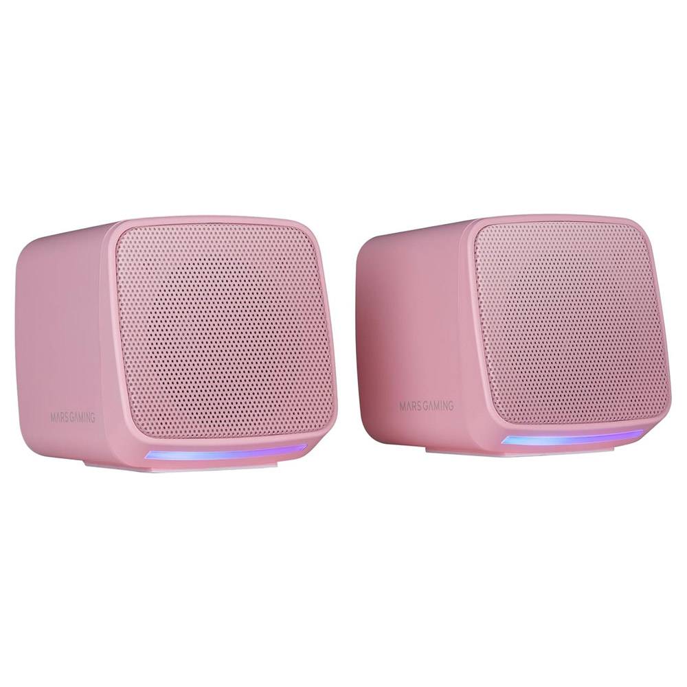 Colunas Mars Gaming MS-PRO/ 10W/ 1.0/ Rosa - Imagem 6