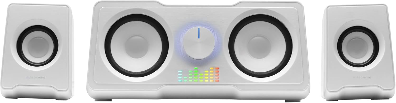 Colunas Mars Gaming MS22W/ 35W/ 2.2/ Brancas