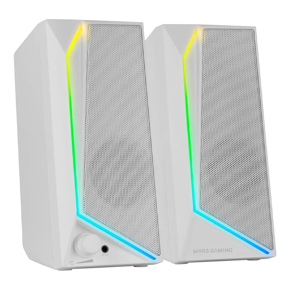 Altifalantes Mars Gaming MS72/ 15W/ 2.0/ Brancos