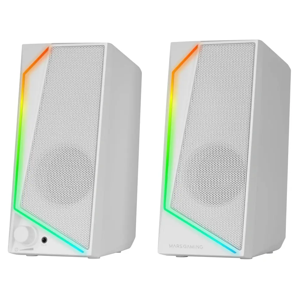 Altifalantes Mars Gaming MS72/ 15W/ 2.0/ Brancos - Imagem 6