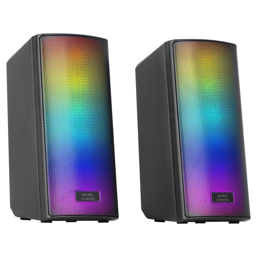 Altifalantes com Bluetooth Mars Gaming MSRGB2/ 15W/ 2.0/ Pretos - Imagem 6