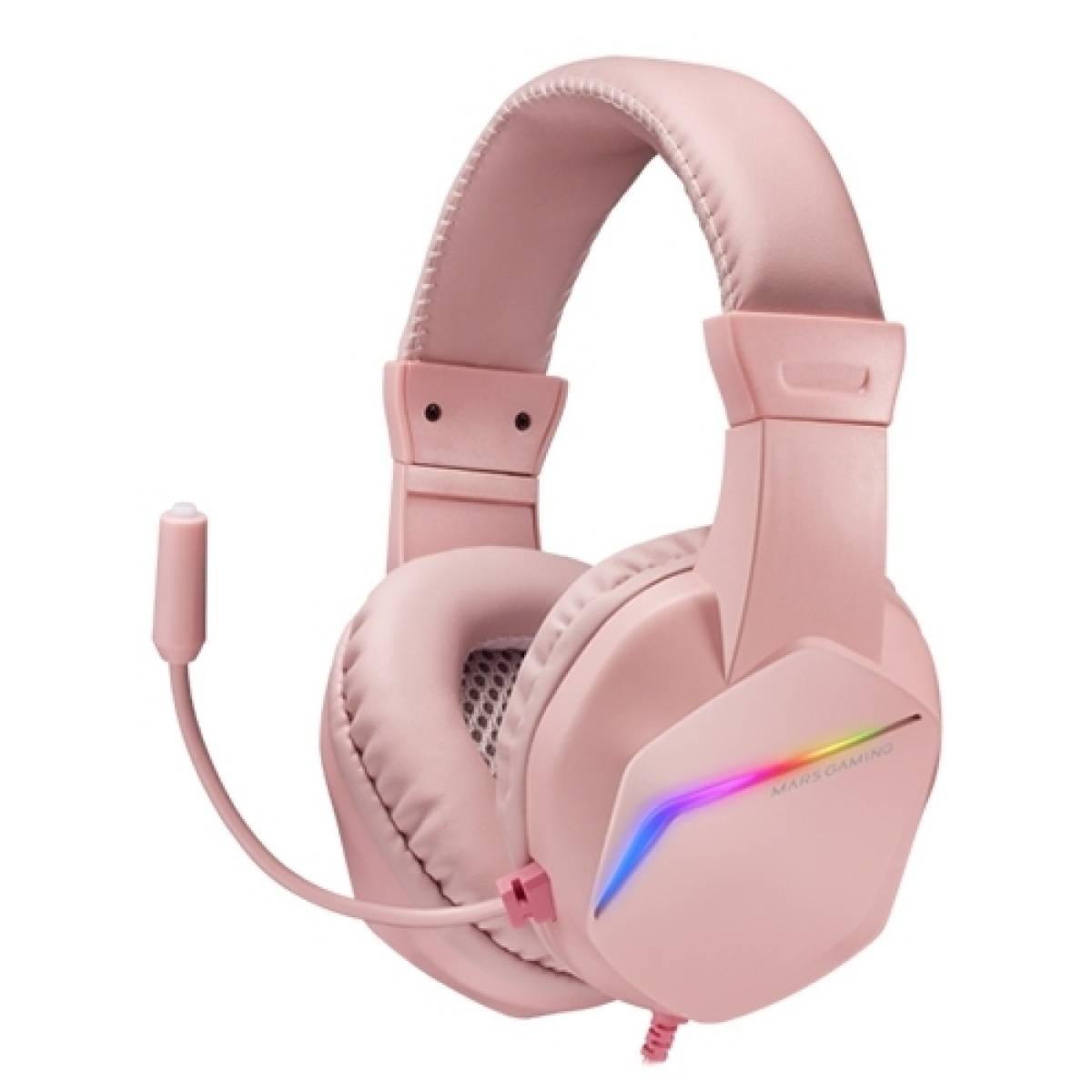 Auscultadores Gaming com Microfone Mars Gaming MH122 / Jack 3.5 / Rosa