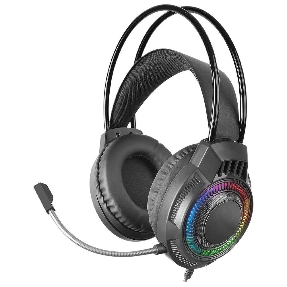 Auriculares Gaming com Microfone Mars Gaming MH124/ Jack 3.5/ Pretos