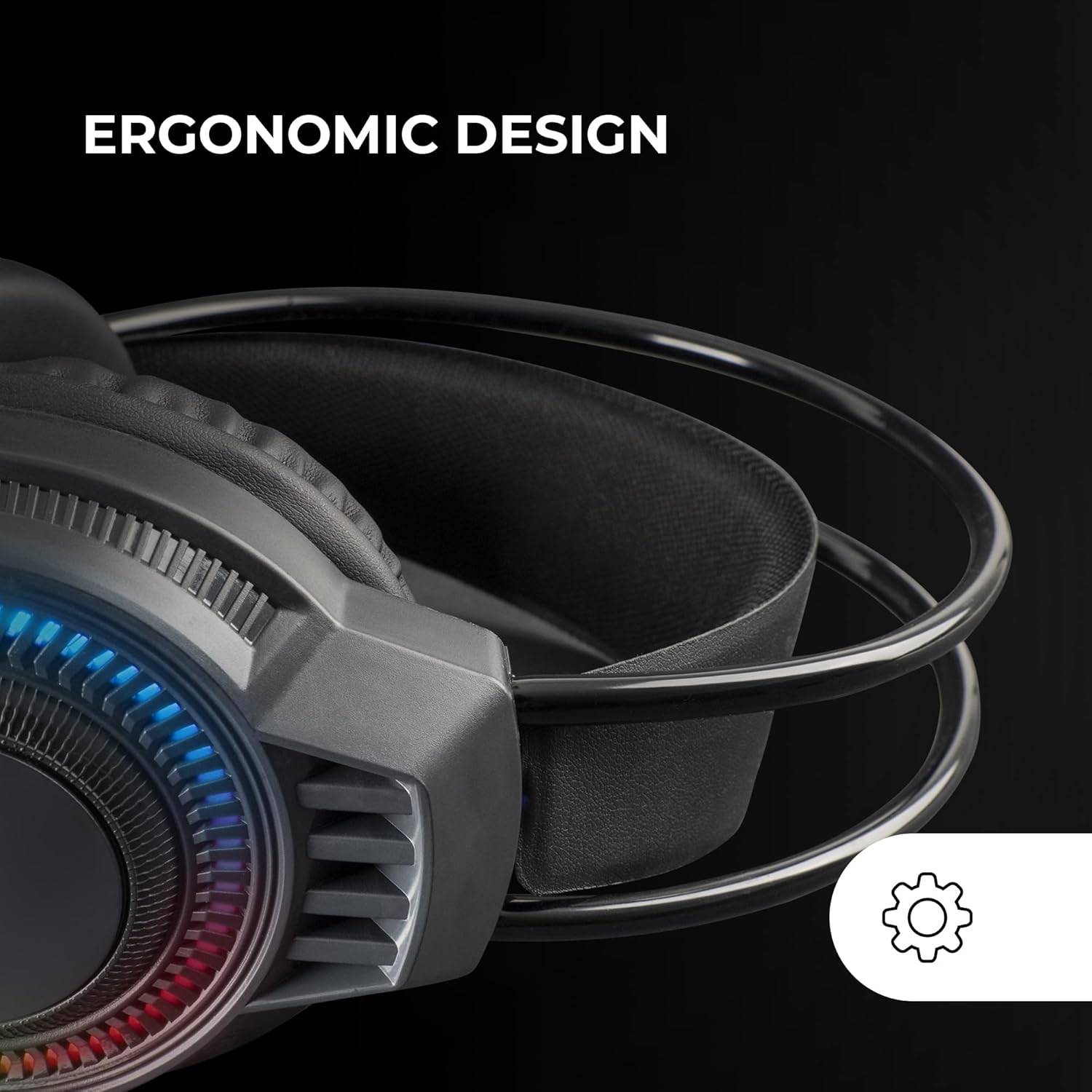 Auriculares Gaming com Microfone Mars Gaming MH124/ Jack 3.5/ Pretos - Imagem 3
