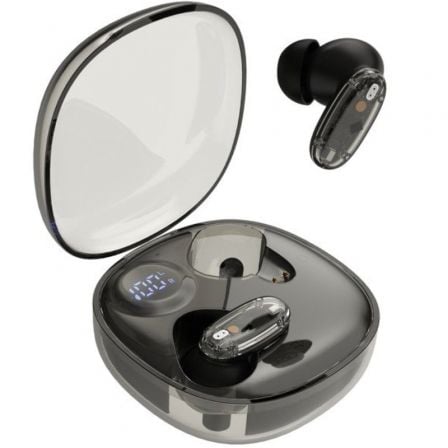 Auriculares Bluetooth Mars Gaming MHIB2 com estojo de carga/ Autonomia 7h/ Pretos - Imagem 2