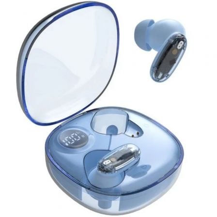 Auriculares Bluetooth Mars Gaming MHIB2 com estojo de carga/ Autonomia 7h/ Azuis - Imagem 2