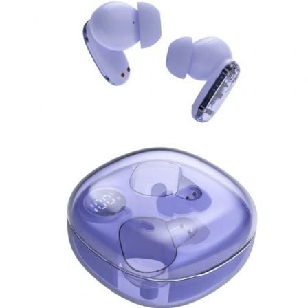 Auriculares Bluetooth Mars Gaming MHIB2 com estojo de carregamento/ Autonomia 7h/ Roxo