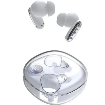Auriculares Bluetooth Mars Gaming MHIB2 com Estojo de Carga/ Autonomia 7h/ Brancos