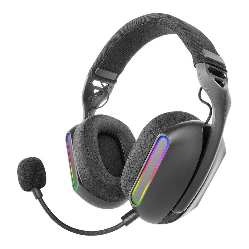 Auriculares Gaming Sem Fios com Microfone Mars Gaming MHWPRO/ Jack 3.5/ Bluetooth/ Pretos
