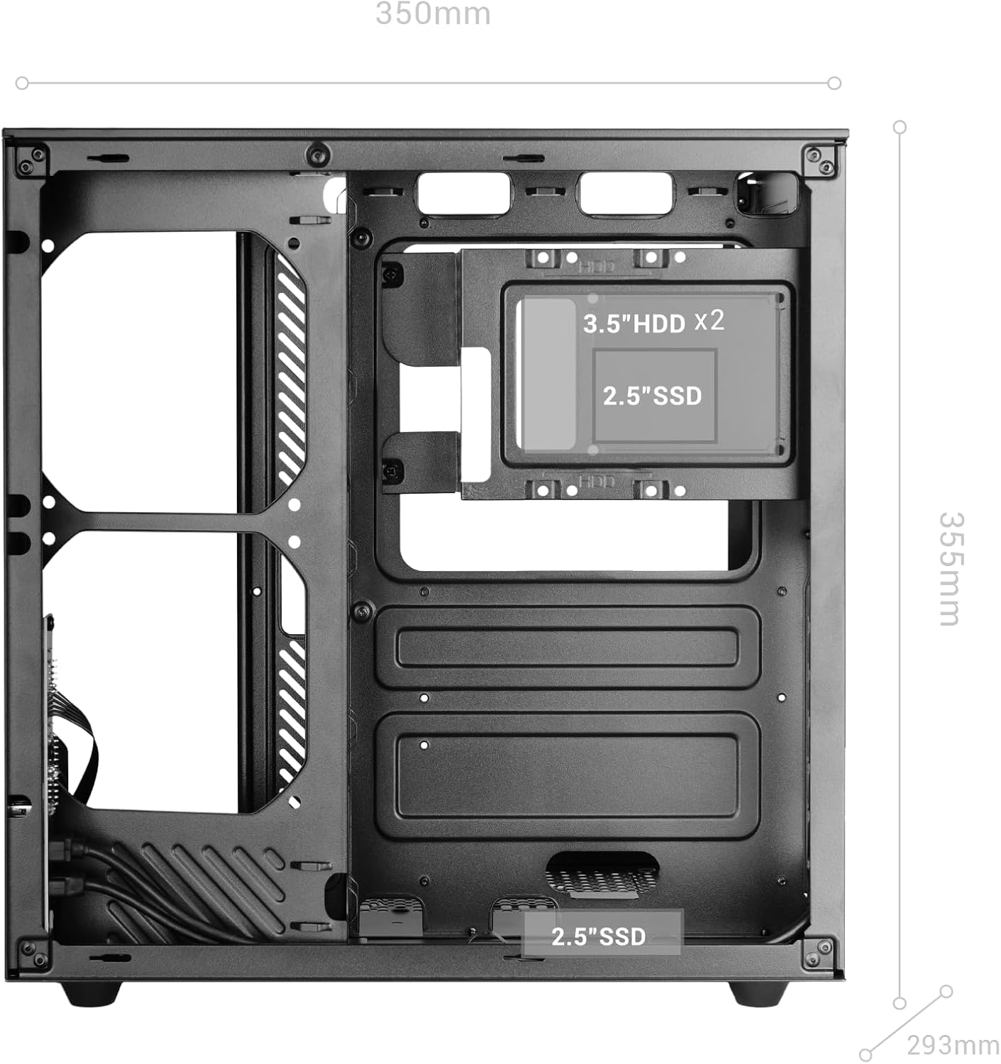 Caixa Gaming Semitorre Mars Gaming MC-INFINIOLITE/ Branca - Imagem 8