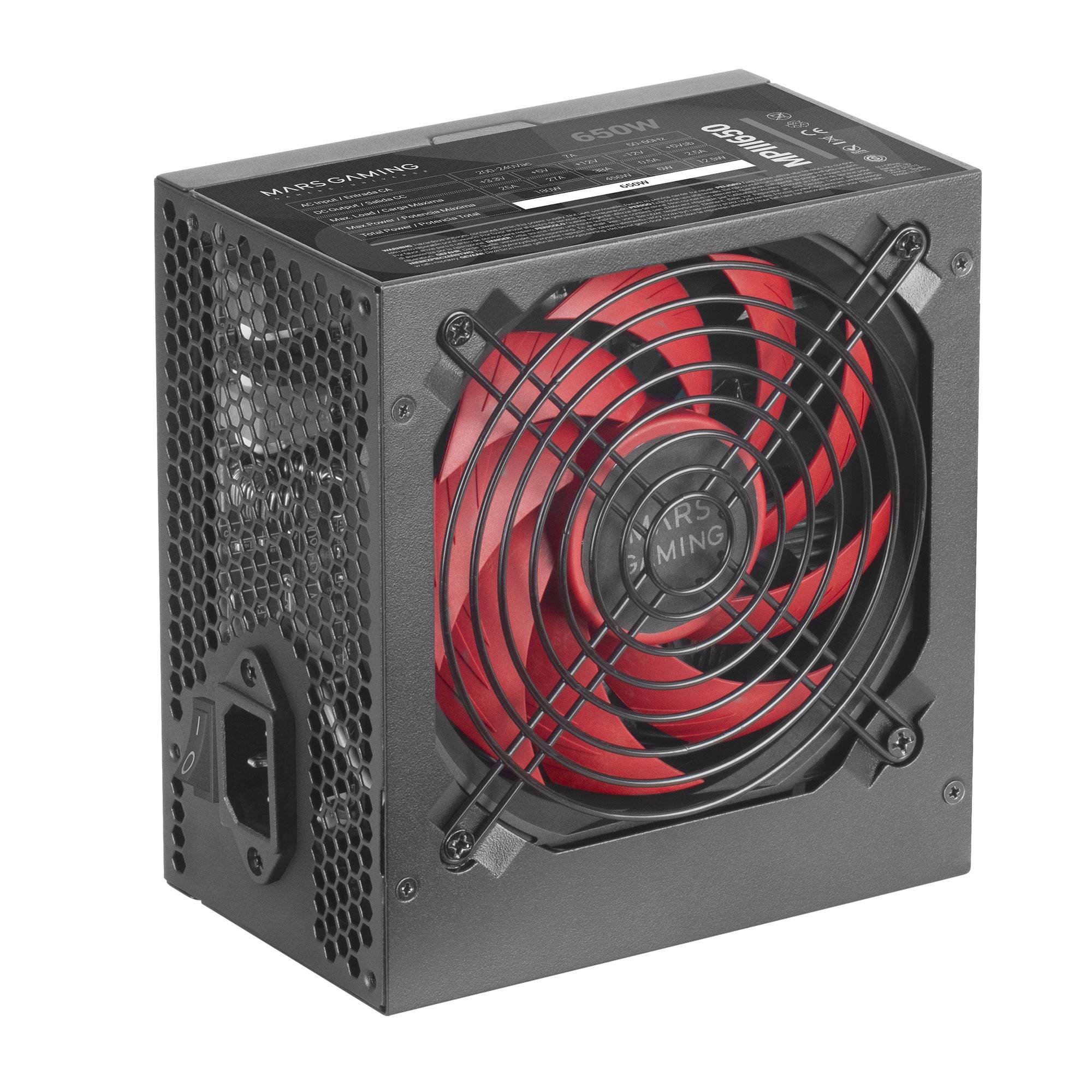 Fonte de Alimentação Mars Gaming MPIII650/ 650W/ Ventoinha 12cm - Imagem 4