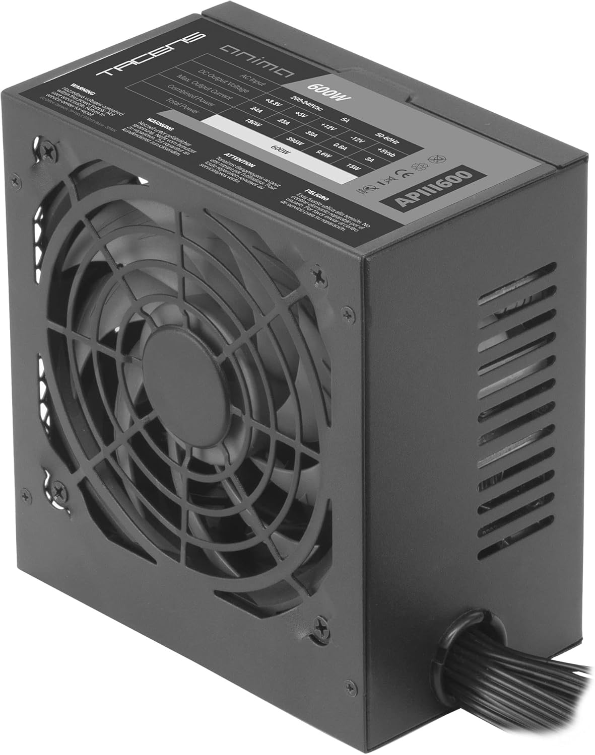 Fonte de Alimentação Anima APIII600/ 600W/ Ventoinha 12cm - Imagem 4