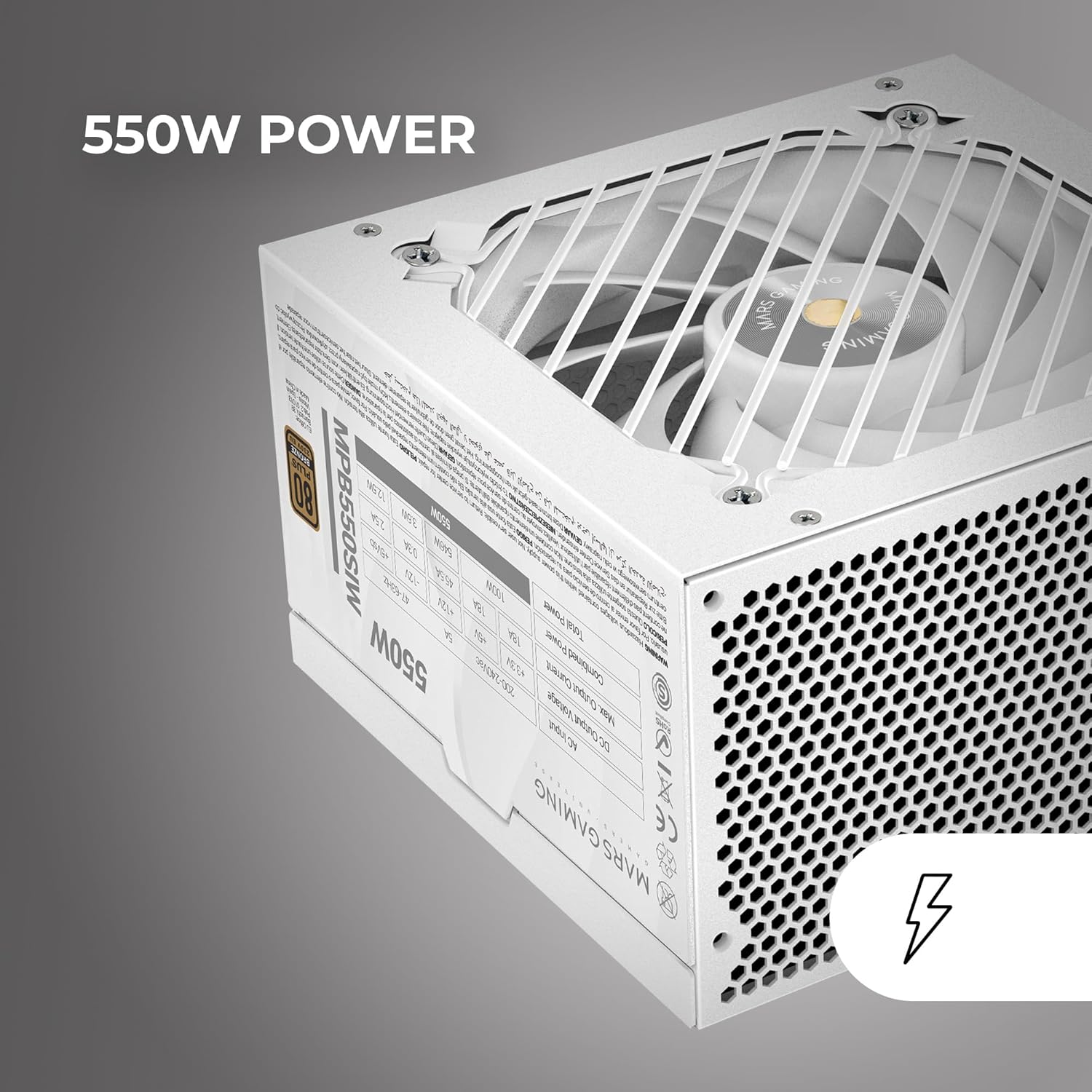 Fonte de Alimentação Mars Gaming MPB550SI/ 550W/ Ventoinha 12cm/ 80 Plus Bronze - Imagem 4