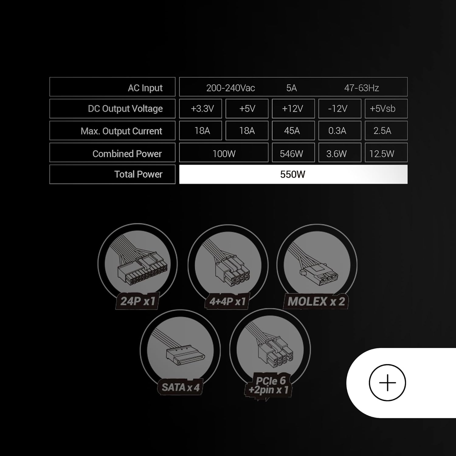 Fonte de Alimentação Mars Gaming MPB550SI/ 550W/ Ventoinha 12cm/ 80 Plus Bronze - Imagem 6
