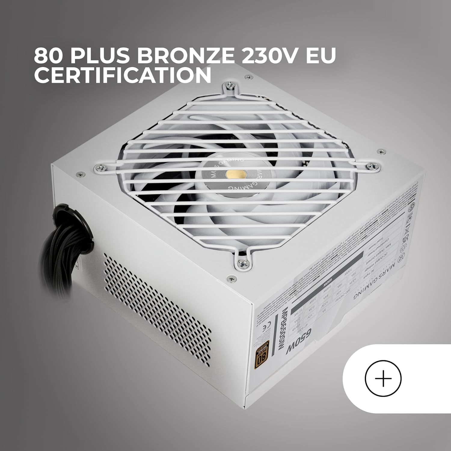 Fonte de Alimentação Mars Gaming MPB650SI/ 650W/ Ventoinha 12cm/ 80 Plus Bronze - Imagem 5