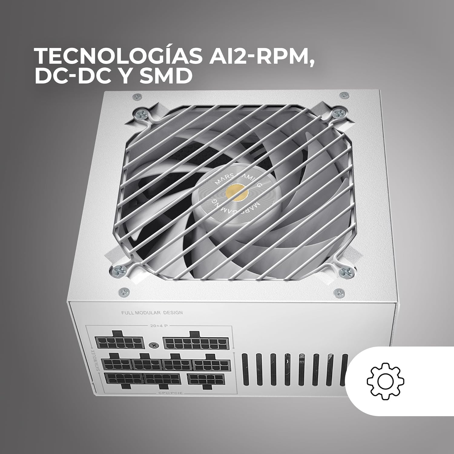 Fonte de Alimentação Mars Gaming MPB750SIM/ 750W/ Ventilador 14cm/ 80 Plus Bronze/ Branca - Imagem 5