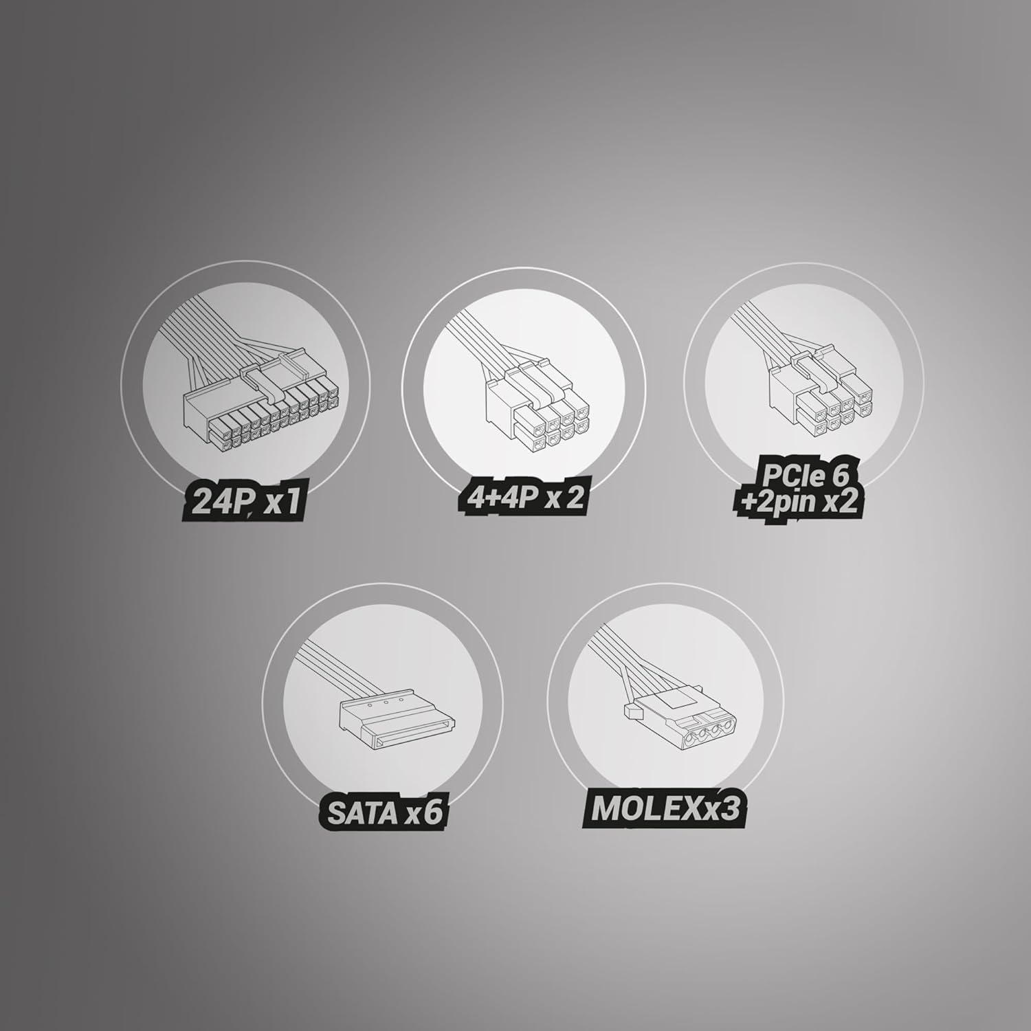 Fonte de Alimentação Tacens Radix Eco X 750/ 750W/ Ventoinha 14cm - Imagem 7