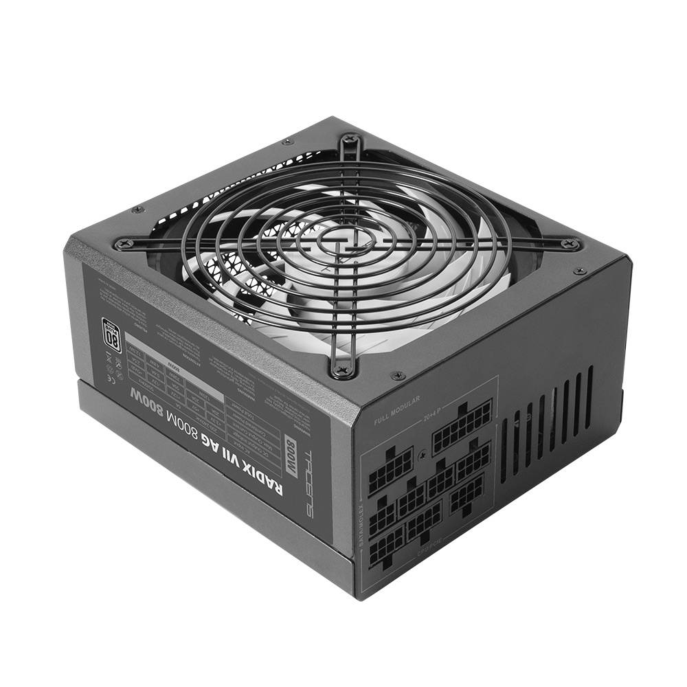 Fonte de Alimentação Tacens Radix VII AG 800M/ 800W/ Ventoinha 14cm/ 80 Plus Silver