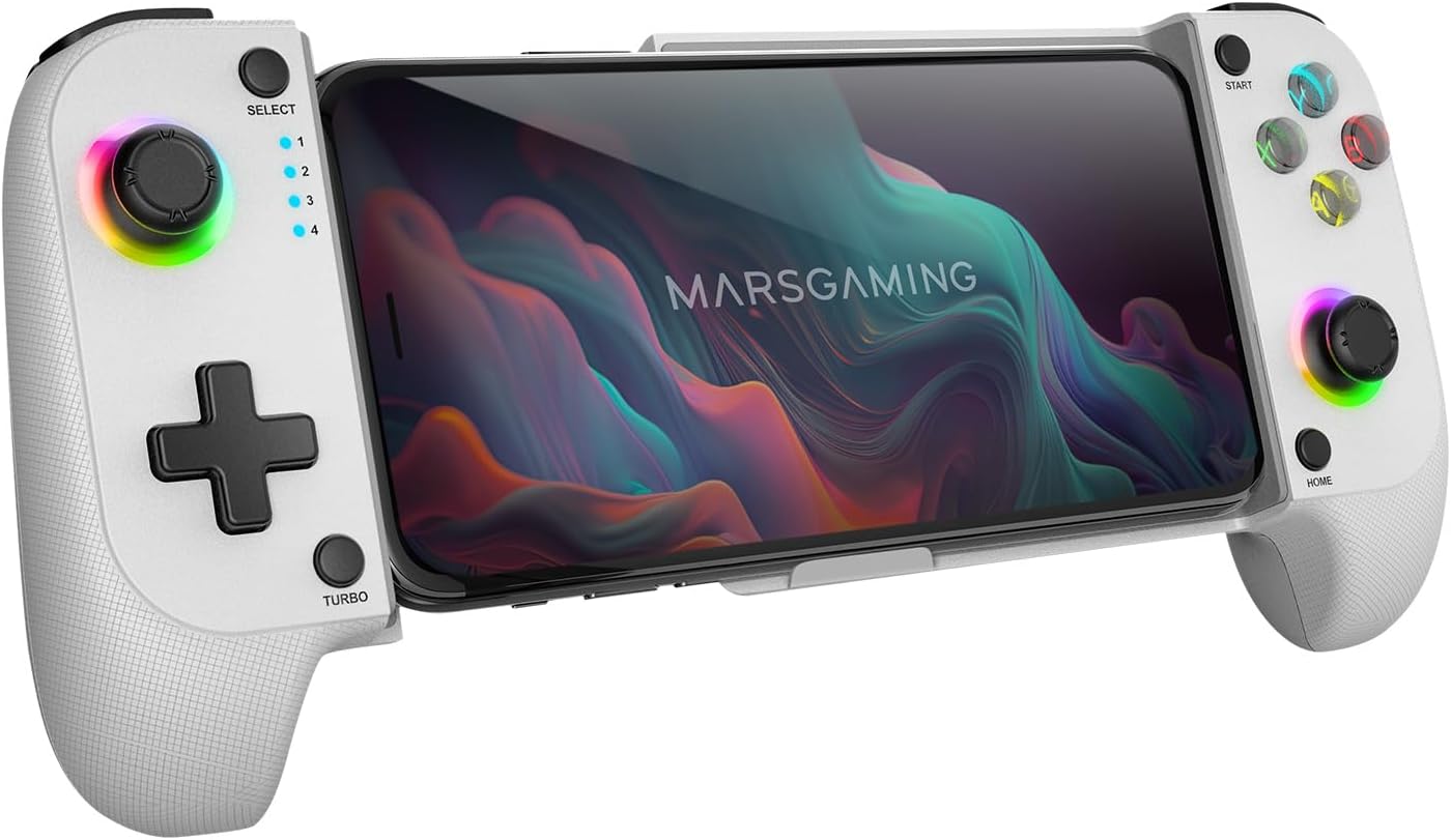 Gamepad Mars Gaming MGPX Sem Fios / Branco - Imagem 1