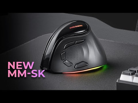 Rato Gaming Vertical Sem Fios Mars Gaming MM-SK/ Até 8400 DPI - Imagem 7