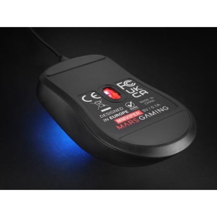 Rato Gaming Mars Gaming MM-Viper 12800 DPI Sensor Óptico A825PRO Ultraleve 56g RGB - Imagem 4
