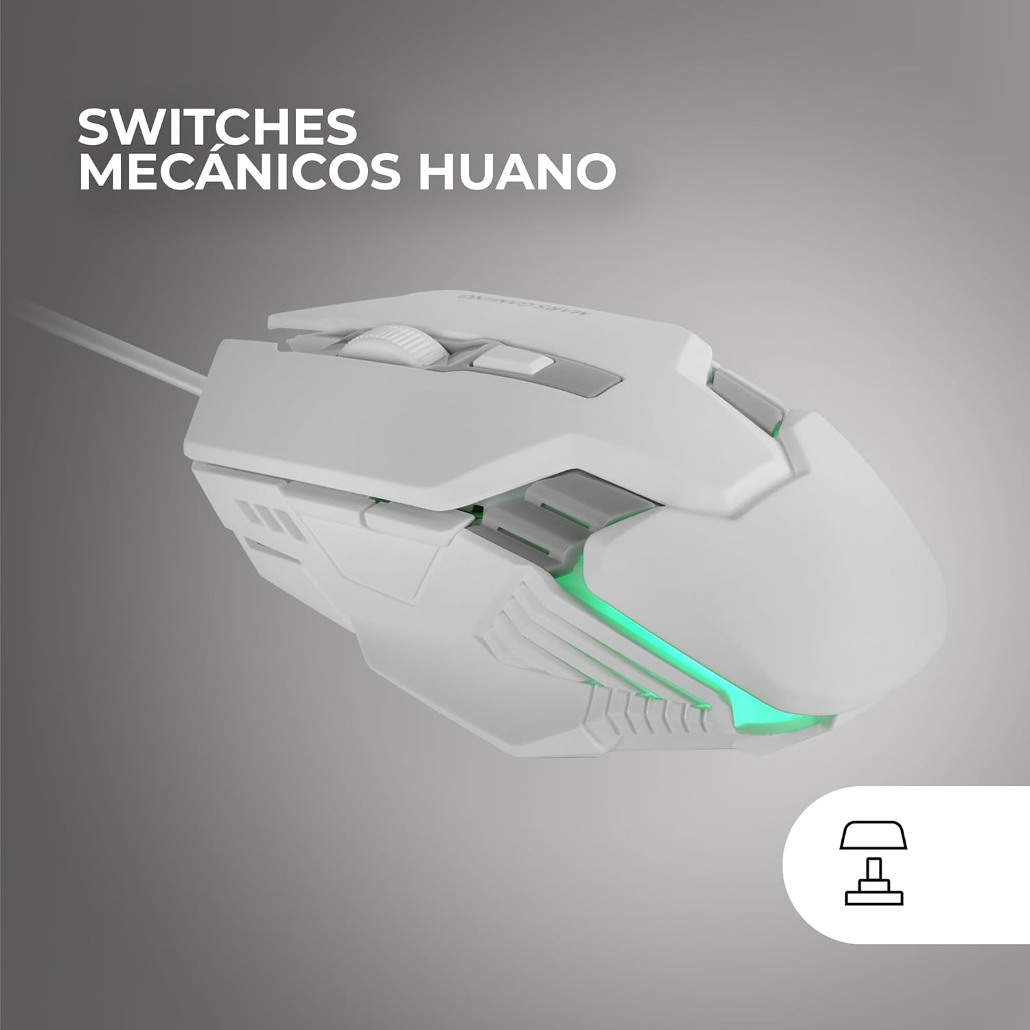 Rato Gaming Mars Gaming MM024/ Até 4000 DPI/ Branco - Imagem 5