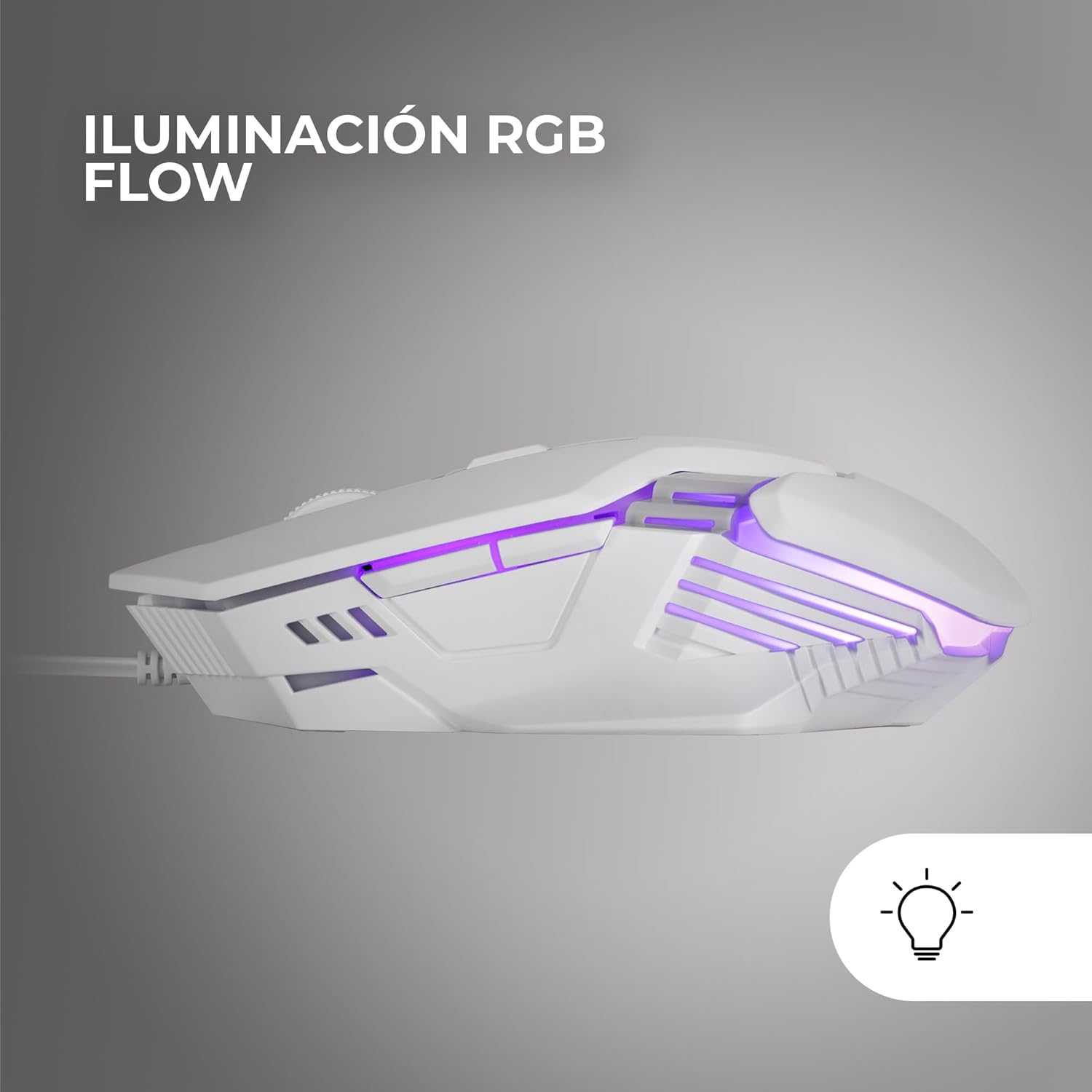 Rato Gaming Mars Gaming MM024/ Até 4000 DPI/ Branco - Imagem 2