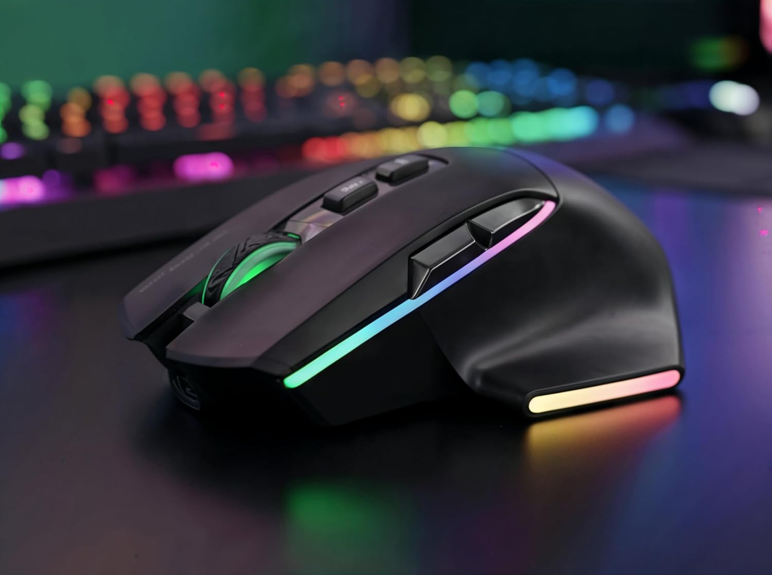Rato Sem Fios Mars Gaming MMW-VECTOR Tri-mode 12000 DPI RGB Recarregável - Imagem 9