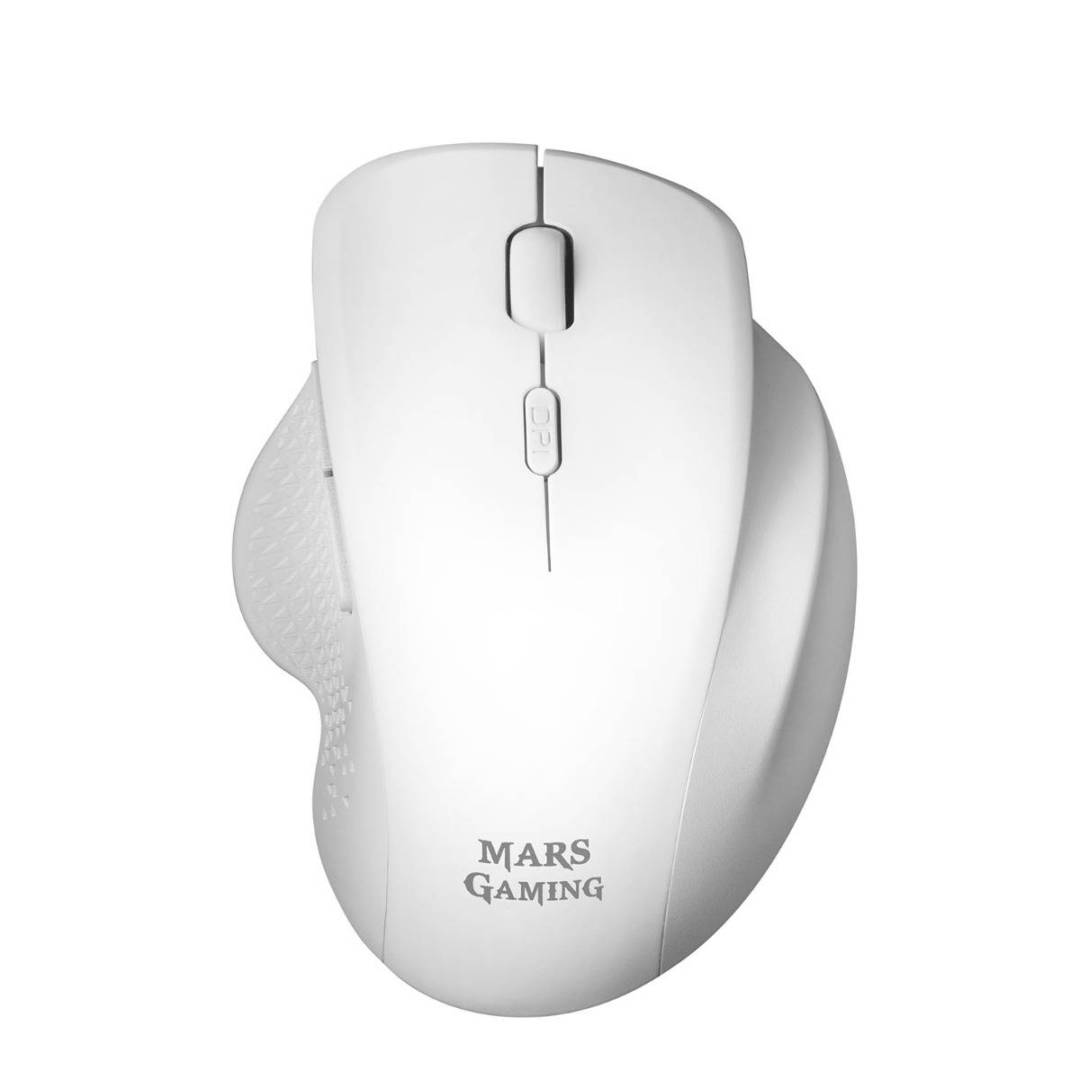 Rato Gaming Sem Fios Mars Gaming MMWERGO/ Até 3200 DPI/ Branco