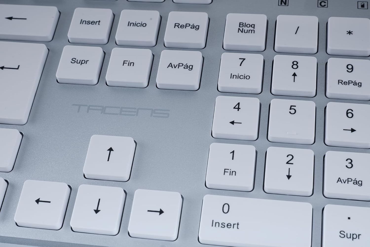 Pack Gaming Tacens ZENITH/ Teclado Sem Fios + Rato Sem Fios + Tapete - Imagem 4