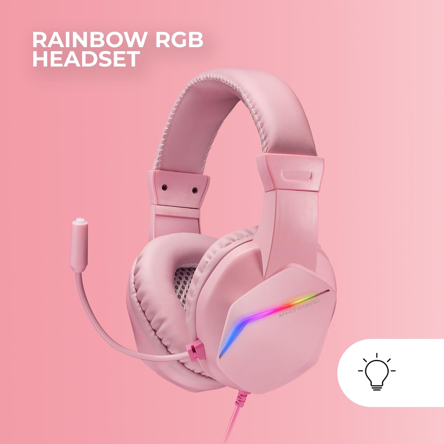 Pack Gaming Mars Gaming MCP-RGB3P/ Teclado RGB + Rato Ótico + Tapete XXL + Auscultadores - Imagem 5