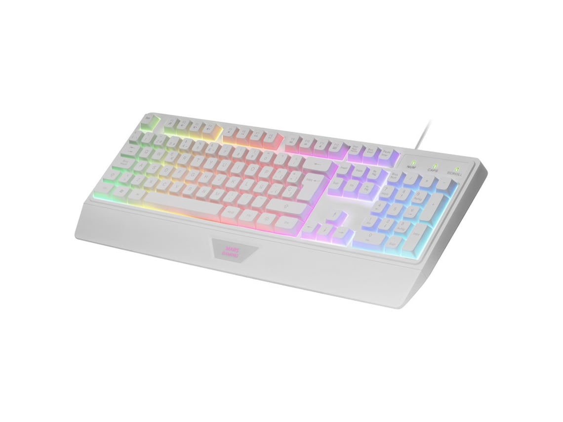 Pack Gaming Mars Gaming MCP124/ Teclado H-MECH + Rato Ótico + Tapete/ Branco - Imagem 3