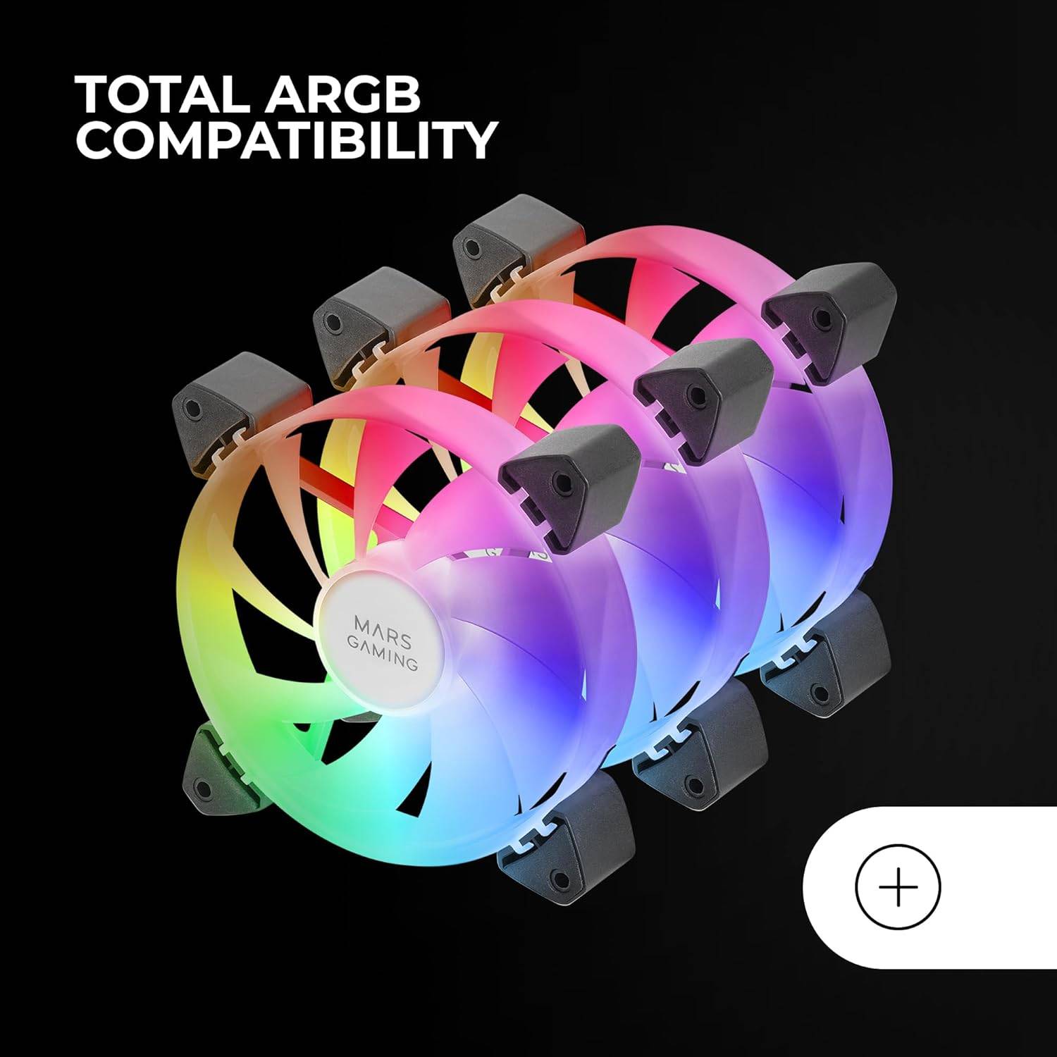 Pack 3 Ventoinhas Mars Gaming MF-3A/ 12cm/ ARGB - Imagem 5