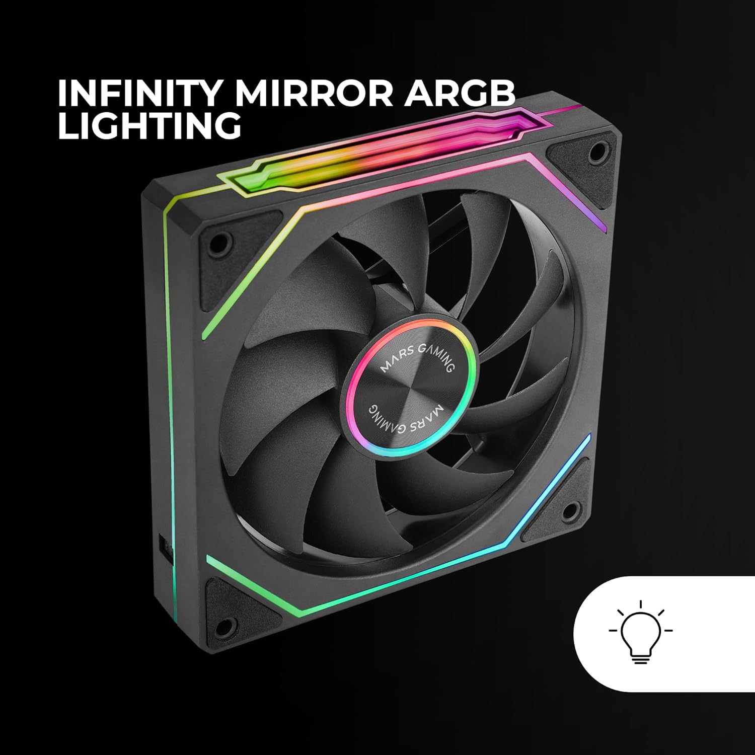 Pack 3 Ventoinhas Mars Gaming MF-LINKFINITYKIT2/ 12cm/ ARGB - Imagem 3