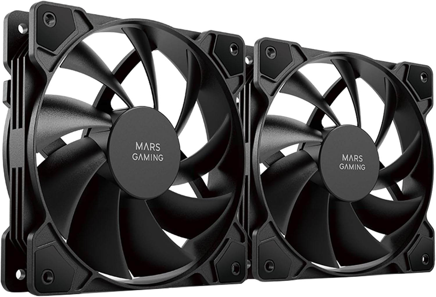 Pack 2 Ventiladores Mars Gaming MF-PWMX2/ 12cm