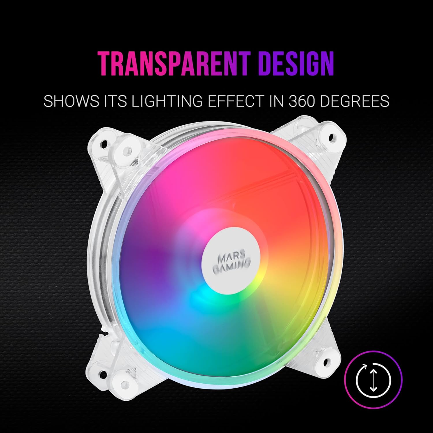 Ventilador Mars Gaming MFD/ 12cm/ RGB - Imagem 2