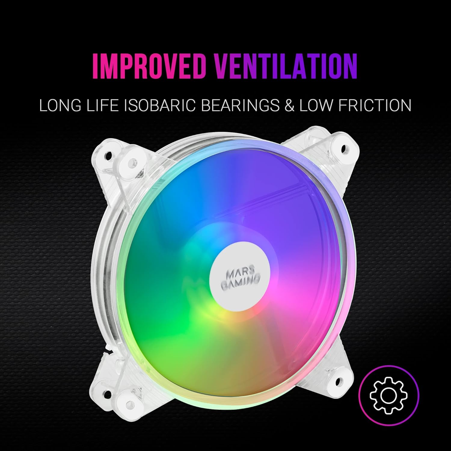 Ventilador Mars Gaming MFD/ 12cm/ RGB - Imagem 4