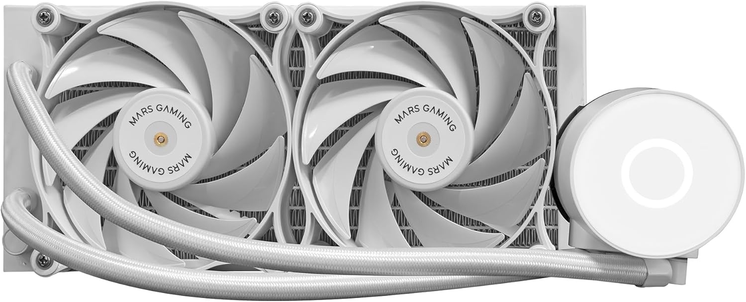 Sistema de Refrigeração Líquida Mars Gaming ML-PRO240W/ Branco