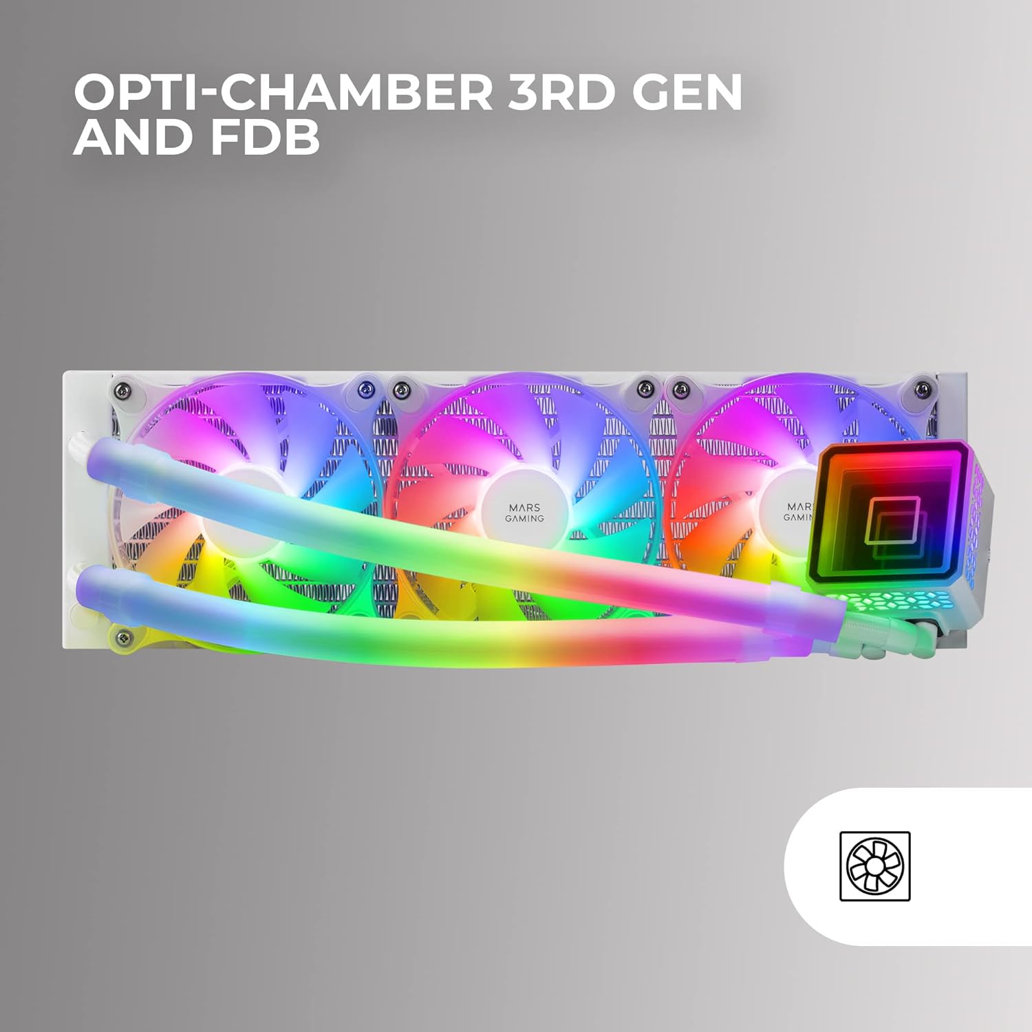 Sistema de Refrigeração Líquida Mars Gaming ML-ULTRA360/ Branco - Imagem 5