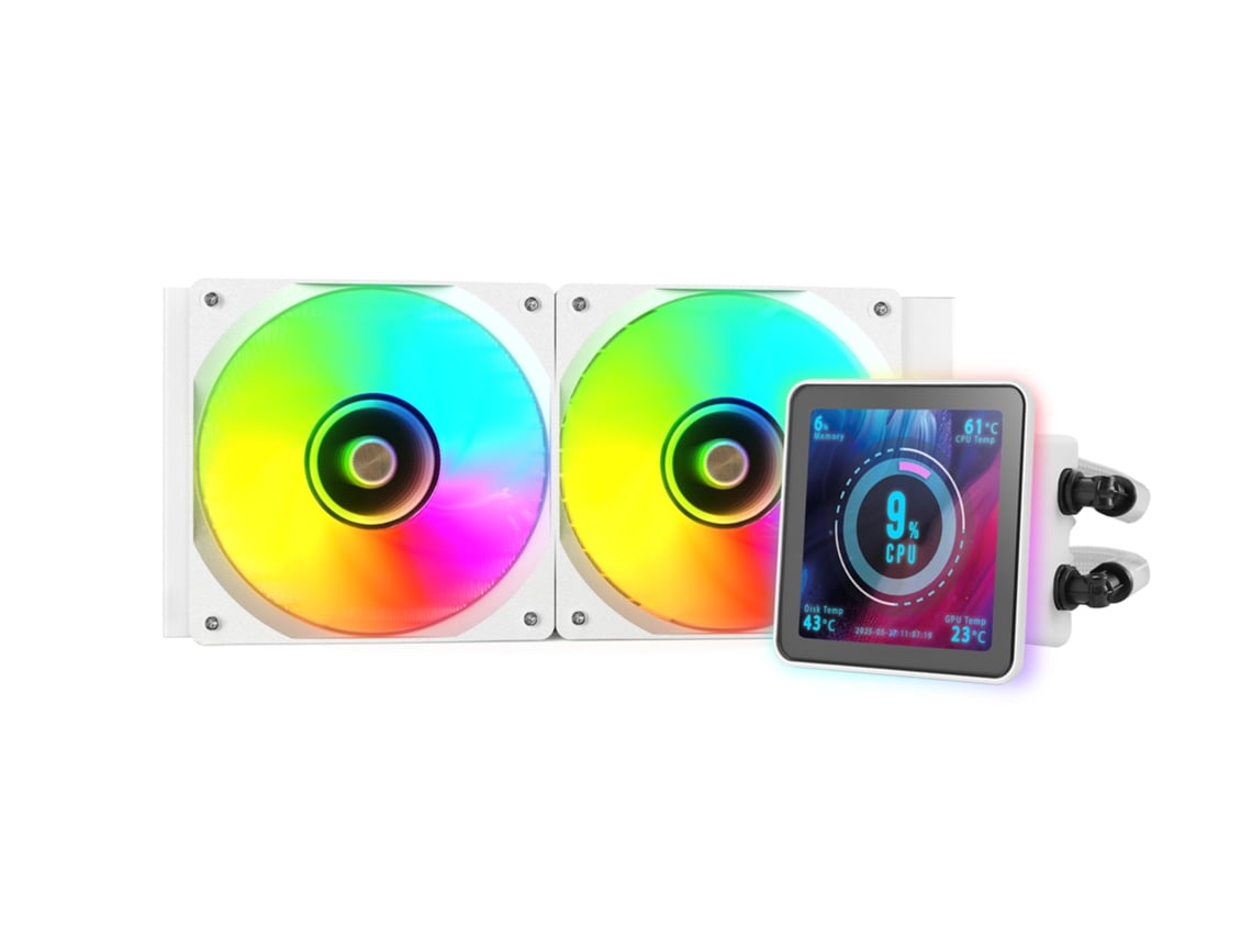 Sistema de Refrigeração Líquida Mars Gaming ML-VISIONPRO240/ Branco - Imagem 4