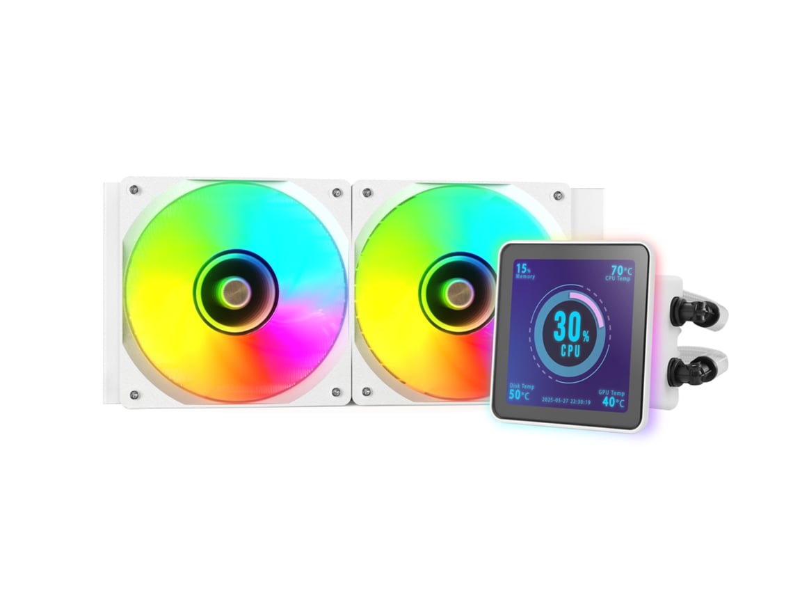 Sistema de Refrigeração Líquida Mars Gaming ML-VISIONPRO240/ Branco - Imagem 5