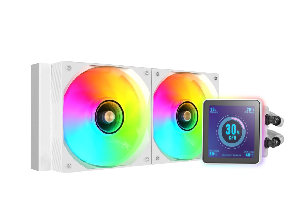 Sistema de Refrigeração Líquida Mars Gaming ML-VISIONPRO240/ Branco - Imagem 3