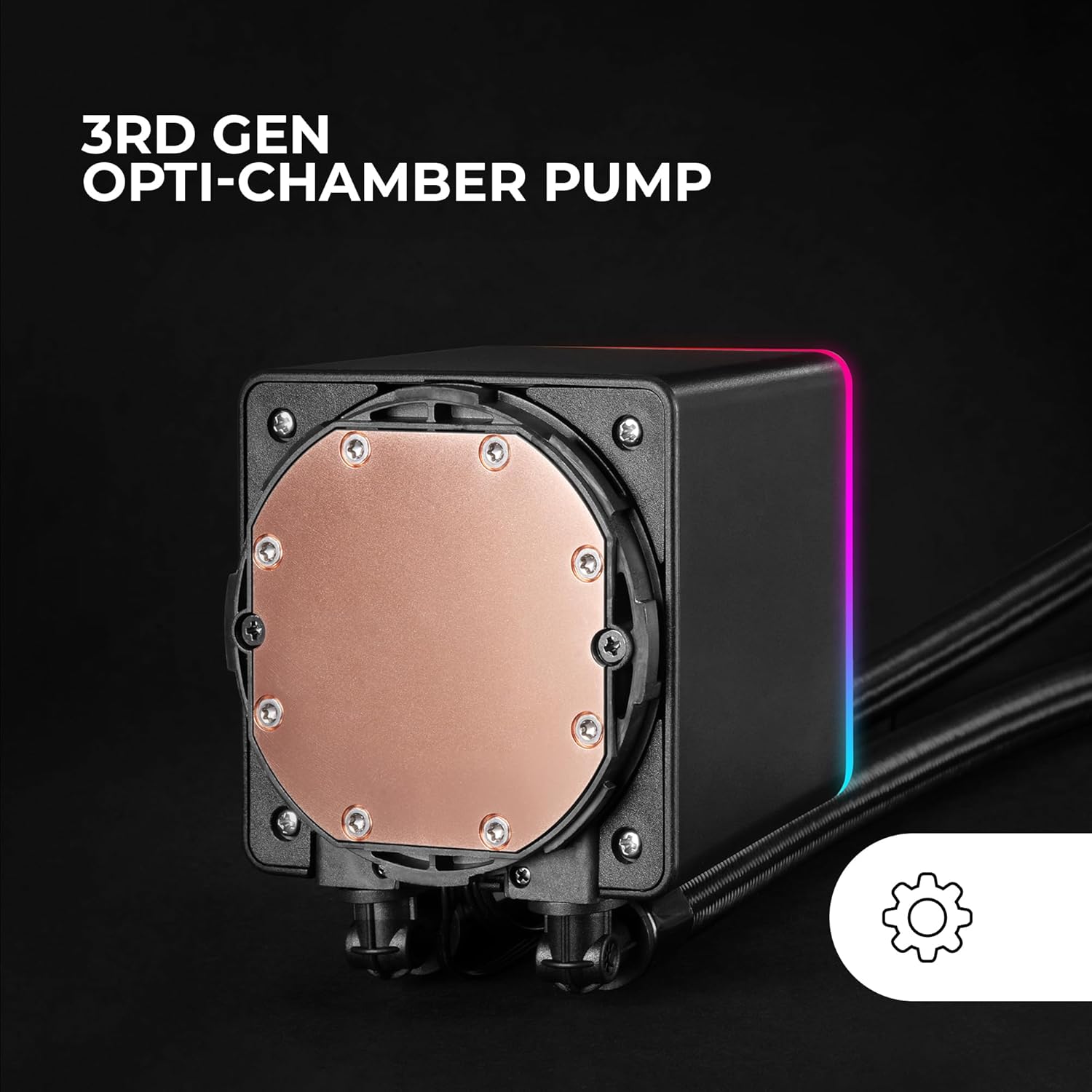 Sistema de Refrigeração Líquida Mars Gaming ML-VISIONPRO360/ Preto - Imagem 4