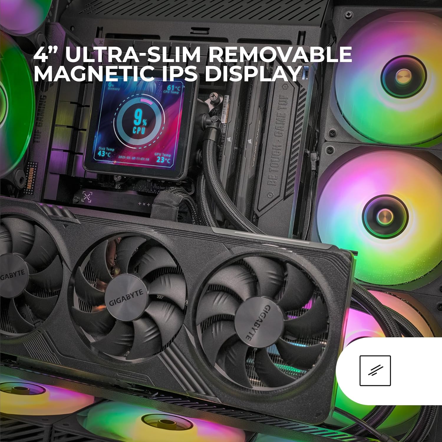 Sistema de Refrigeração Líquida Mars Gaming ML-VISIONPRO360/ Preto - Imagem 3
